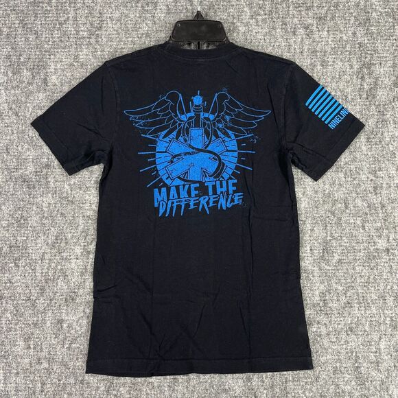 Nine Line Shirt Womens S Black Make the Difference EMS Paramedic First Responder - Picture 1 of 6